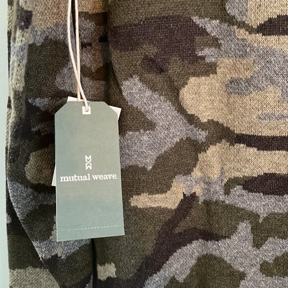 Mutual Weave Men's Camouflage M Pullover Sweater NWT C-42" L-28" S-30" - Picture 5 of 6